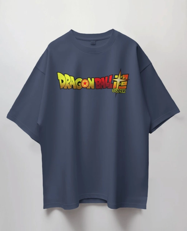 Dragon Ball Oversized Tshirt  - Navy blue, Xl