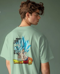 Dragon Ball Oversized Tshirt  - green, Xxl