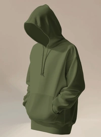 Ruled  Attack On Titan Hoodie  - army green, L