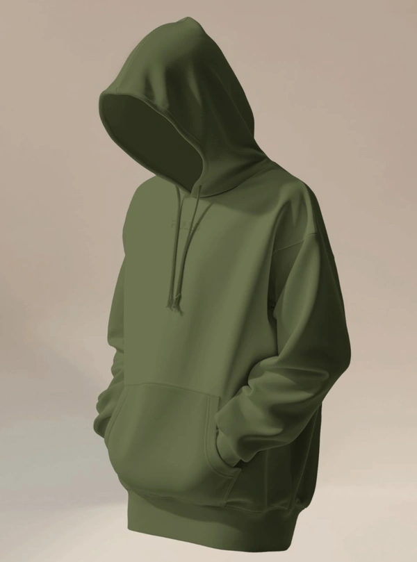 Ruled  Attack On Titan Hoodie  - army green, L