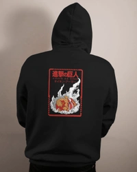 Ruled  Attack On Titan Hoodie  - Black, Xl