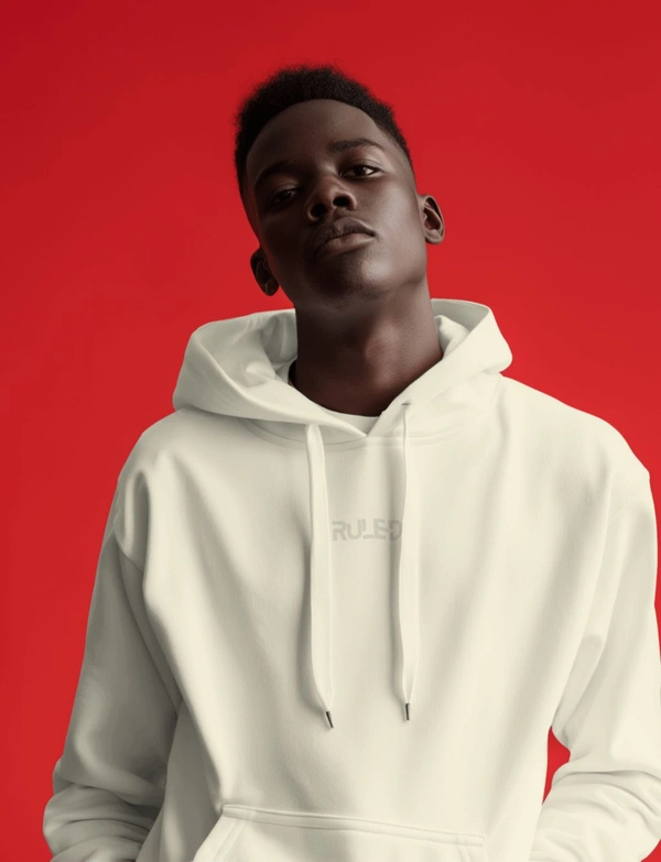 Ruled  Attack On Titan Hoodie  - off white, Xxl