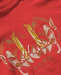 GOKU Oversized Drop shoulder Tshirt  - red, Xxl