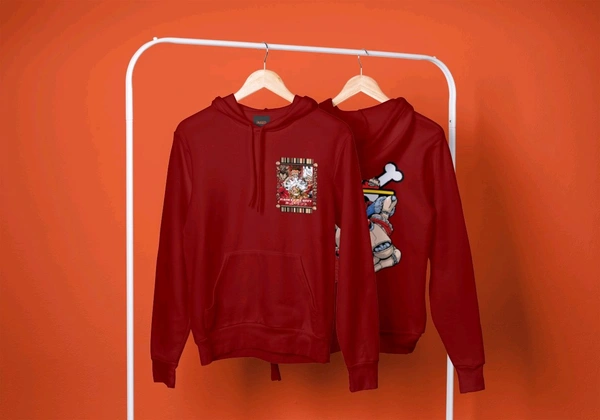 Monkey D Luffy One Piece Hoodie  - Maroon, M