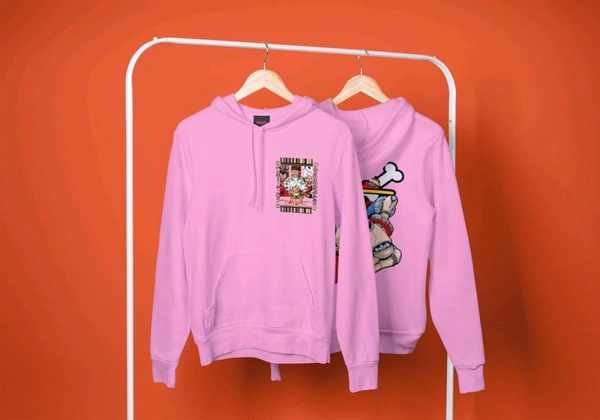 Monkey D Luffy One Piece Hoodie  - pink, Xxl