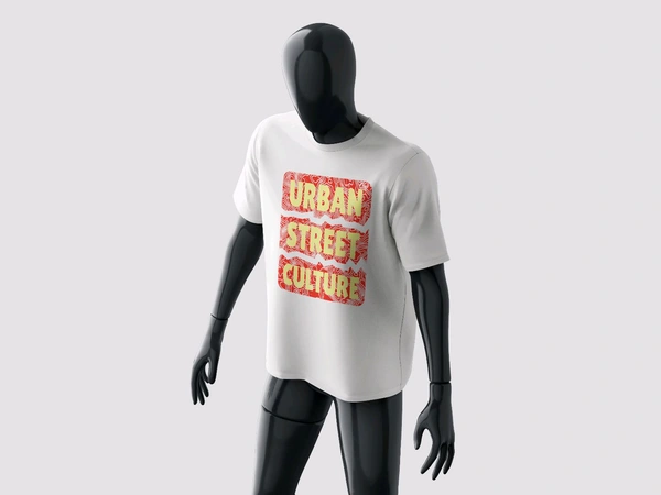 Urban Street Culture Tee - White, S