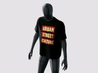 Urban Street Culture Tee - Black, Xl