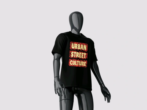 Urban Street Culture Tee - Black, L