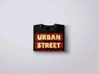 Urban Street Culture Tee - Black, L