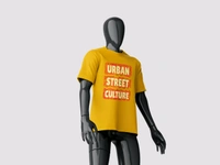 Urban Street Culture Tee - Yellow Sea, L