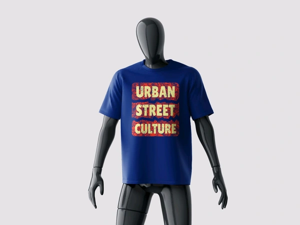 Urban Street Culture Tee - royal blue, S