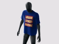 Urban Street Culture Tee - royal blue, Xxl