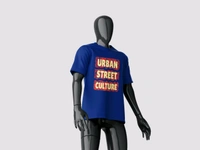 Urban Street Culture Tee - royal blue, Xl