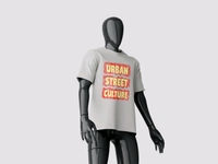 Urban Street Culture Tee - grey, S