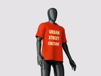 Urban Street Culture Tee - red, M