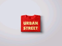 Urban Street Culture Tee - red, M