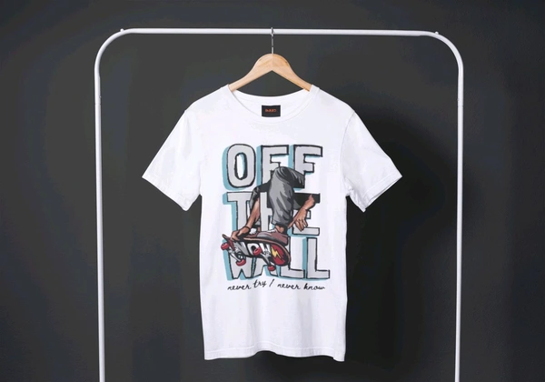 Off The Wheels 🛹 Tee - White, L