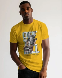 Off The Wheels 🛹 Tee - Yellow Sea, S