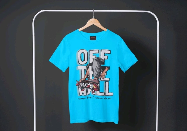Off The Wheels 🛹 Tee - blue, S
