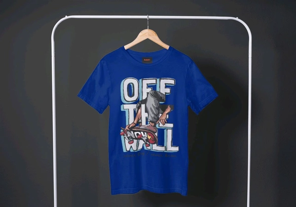Off The Wheels 🛹 Tee - royal blue, Xl