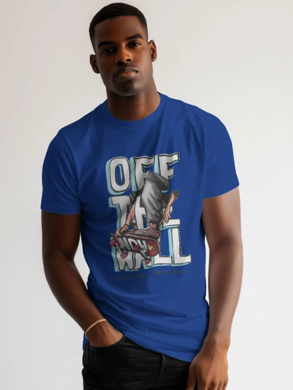 Off The Wheels 🛹 Tee - royal blue, Xl