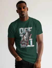Off The Wheels 🛹 Tee - Bottle Green, S