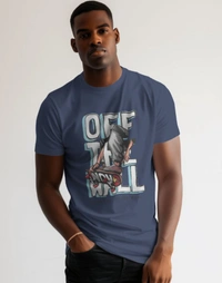Off The Wheels 🛹 Tee - Navy blue, S