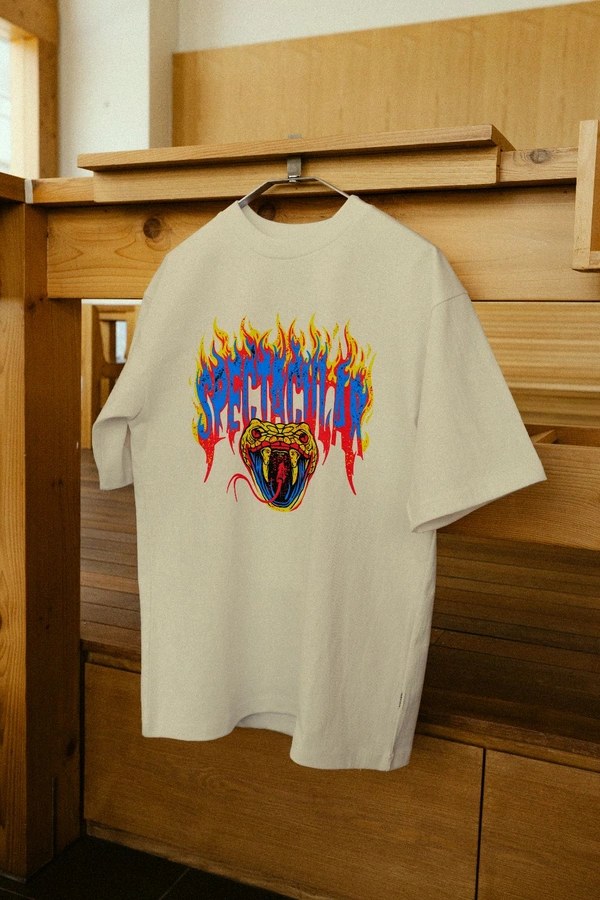 Spectacular Venom Tee - beige, S
