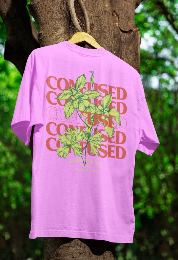 Embrace 🌿 Nature's Fashion Confused Tee - Lavender, Xxl