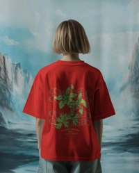 Embrace 🌿 Nature's Fashion Confused Tee - red, M