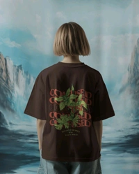 Embrace 🌿 Nature's Fashion Confused Tee - brown, L