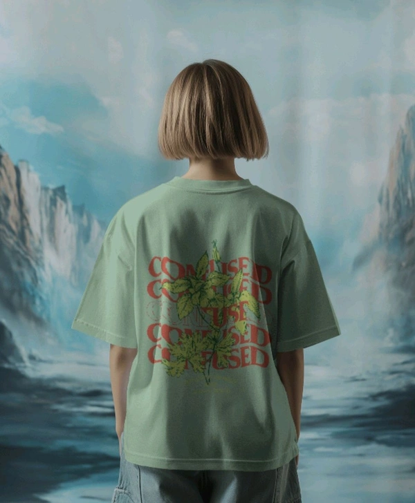 Embrace 🌿 Nature's Fashion Confused Tee - green, Xl