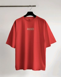 Majestic Warrior Oversized Tee - red, M