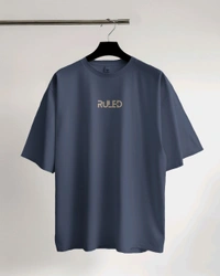 Majestic Warrior Oversized Tee - Navy blue, Xl