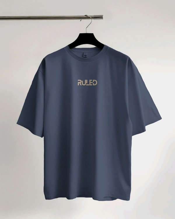 Majestic Warrior Oversized Tee - Navy blue, Xl