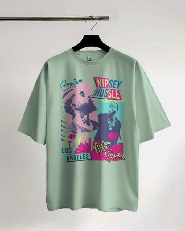 "West Coast Legacy Tee – Honoring a Legend" - sage green, L