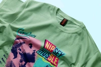 "West Coast Legacy Tee – Honoring a Legend" - sage green, L