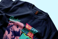 "West Coast Legacy Tee – Honoring a Legend" - Navy blue, S