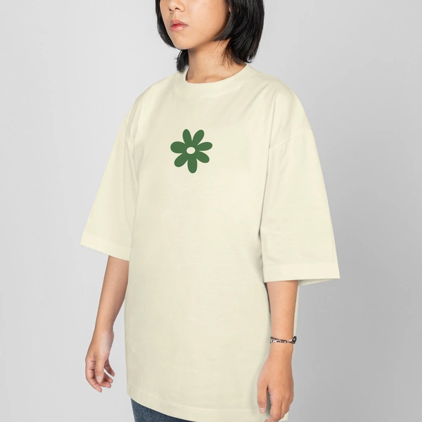 RULED Mindset of Abundance Oversized T-Shirt by RULED - off white, m