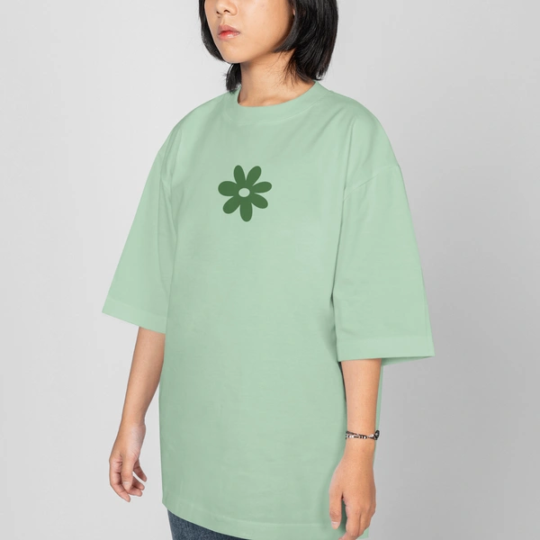 RULED Mindset of Abundance Oversized T-Shirt by RULED - sage green, xxl