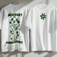 RULED Mindset of Abundance Oversized T-Shirt by RULED - white, xl