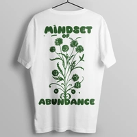 RULED Mindset of Abundance Oversized T-Shirt by RULED - white, xl