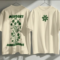 RULED Mindset of Abundance Oversized T-Shirt by RULED - off white, m