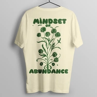 RULED Mindset of Abundance Oversized T-Shirt by RULED - off white, m