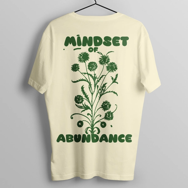 RULED Mindset of Abundance Oversized T-Shirt by RULED - off white, m