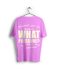 RULED WHAT PRESSURE? Oversized T-Shirt - lavender, m