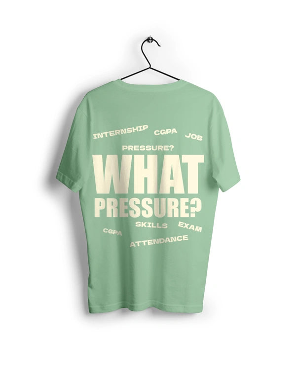 RULED WHAT PRESSURE? Oversized T-Shirt - sage green, s