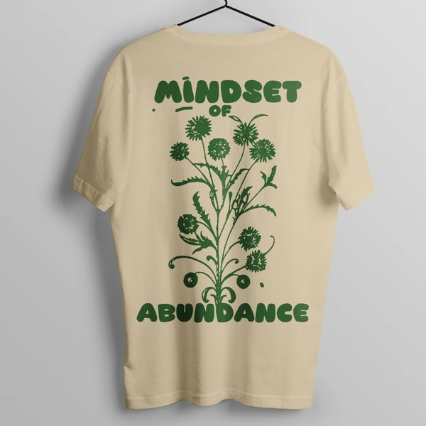 RULED Mindset of Abundance Oversized T-Shirt by RULED - beige, xl