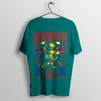 RULED GENERATION Oversized T-Shirt – Urban Streetwear India | Graphic Anime-Inspired Tee - teal, l
