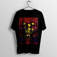 RULED GENERATION Oversized T-Shirt – Urban Streetwear India | Graphic Anime-Inspired Tee - black, s